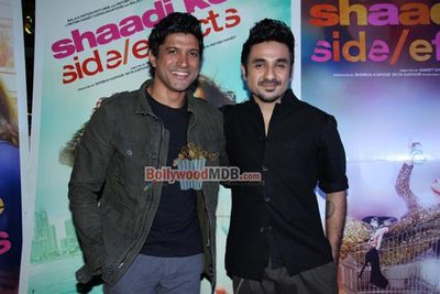Farhan Akhtar with Vir Das promotes 'Shaadi Ke Side Effects'