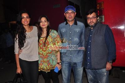 Salman Khan, Pulkit Samrat, Sarah Jane Dias, Bilal Amrohi, Atul Agnihotri at film 'O TERI' first look launch