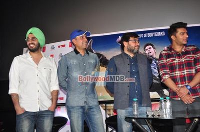Salman Khan, Pulkit Samrat, Sarah Jane Dias, Bilal Amrohi, Atul Agnihotri at film 'O TERI' first look launch