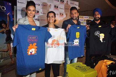 Abhay Deol and Preeti Desai launch film 'ONE BY TWO' T-Shirts merchandise