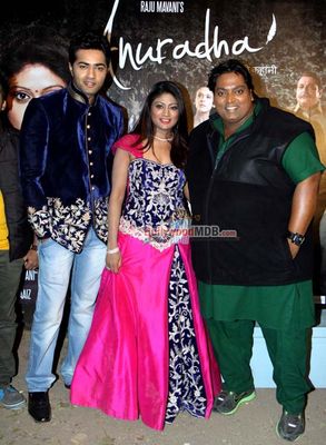 Disha Choudhary, Smriti Sinha, Rahul Jain at film 'ANURADHA' item song shoot