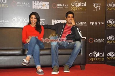Siddharth Malhotra & Parineeti Chopra launch film 'HASEE TOH PHASEE' app