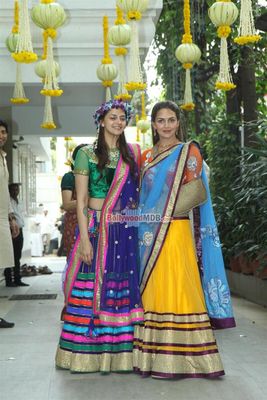 Bolly Celebs at the mehendi function of Ahana Deol