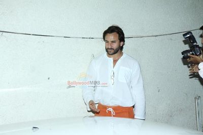 Saif Ali Khan and Dinesh Vijan at film 'LEKAR HUM DEEWANA DIL' special screening