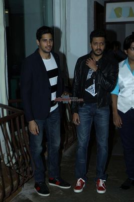 Riteish Deshmukh, Siddharth Malhotra, Mohit Suri at 'EK VILLAIN' success press meet