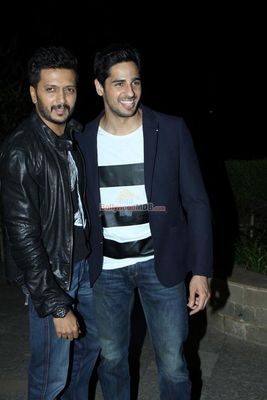Riteish Deshmukh, Siddharth Malhotra, Mohit Suri at 'EK VILLAIN' success press meet