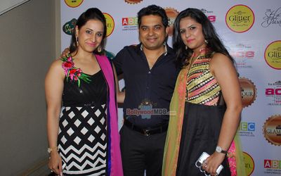 Bolly & TV Celebs at the Glamour Gala Dinner" organized by Bulbeer Gandhi