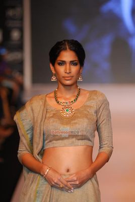 Sagarika Ghatge showstopper for Ganjam Show at the IIJW 2014