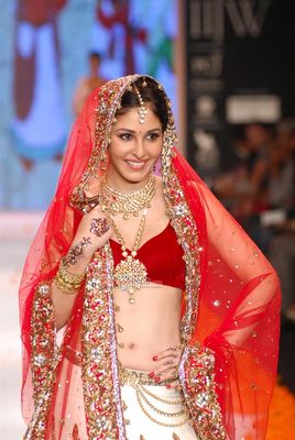Stars walk the ramp for the Swarovski Show at the IIJW 2014