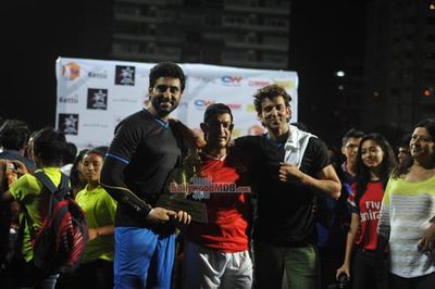 Stars at charity football match organised by Aamir Khan\'s daughter Ira Khan