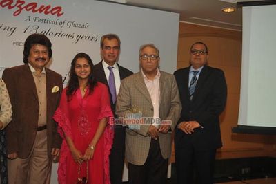Celebs at the announcement press meet of Khazana - The Festival of Ghazals