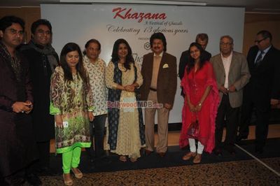 Celebs at the announcement press meet of Khazana - The Festival of Ghazals