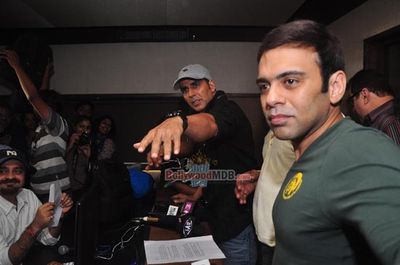 Akshay Kumar at promotional song recording for film 'ENTERTAINMENT'