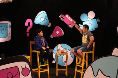Salman Khan promotes film 'KICK' on Disney show Captain Tiao