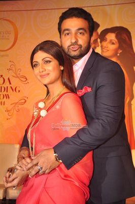 Shilpa Shetty & Designer Wendell Rodricks at Goa Wedding Show 2014 announcement press meet