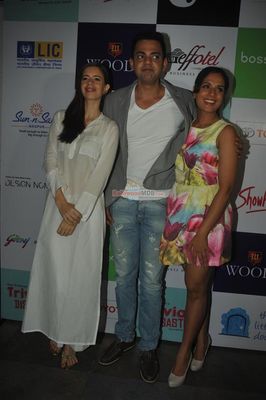 Stars at their forthcoming play \'Trivial Disasters\' press conference