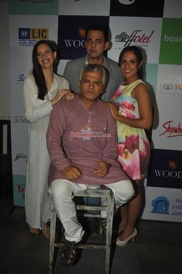 Stars at their forthcoming play 'Trivial Disasters' press conference