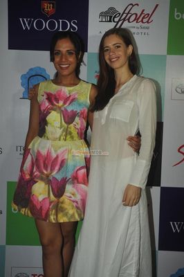 Stars at their forthcoming play 'Trivial Disasters' press conference