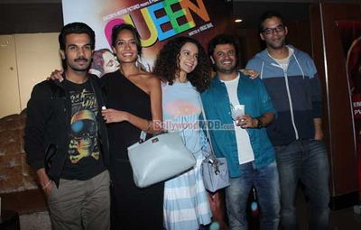 Kangana Ranaut, Lisa Haydon, Rajkumar Yadav promote film 'QUEEN'