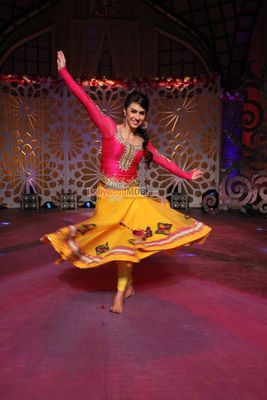 Vidya Balan on the sets of STAR PLUS Show 'NO MORE KAMZOR'