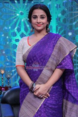 Vidya Balan on the sets of STAR PLUS Show \'NO MORE KAMZOR\'