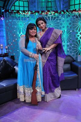 Vidya Balan on the sets of STAR PLUS Show 'NO MORE KAMZOR'