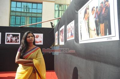 Usha Jadhav at BNPA organized Photo exhibition titled 'Eka Vadlachi Kahani'
