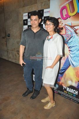 Aamir Khan attends special screening of film 'Queen'