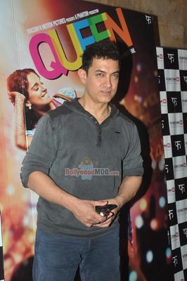 Aamir Khan attends special screening of film 'Queen'