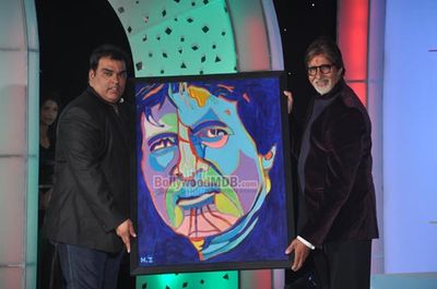 Amitabh Bachchan, Neha Sharma, Jackky Bhagnani at the Lavasa Women's Drive 2014 Awards Ceremony