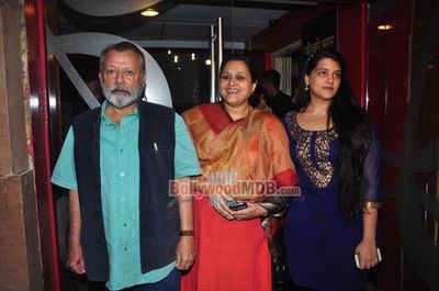 Neha Dhupia, Irrfan Khan among Bolly Celebs at film 'ANKHON DEKHI' premiere