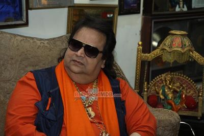 Music director Bappi Lahiri holds press meet announcing his ticket for the upcoming Lok Sabha elections for Bhartiya Janata party (BJP)