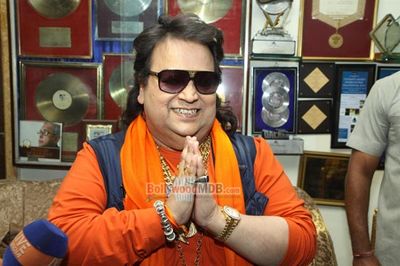 Music director Bappi Lahiri holds press meet announcing his ticket for the upcoming Lok Sabha elections for Bhartiya Janata party (BJP)