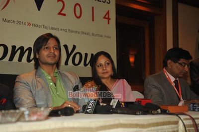Vivek Oberoi and Rati Agnihotri at the conference on Cure for HIV: Hope or Hype