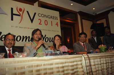 Vivek Oberoi and Rati Agnihotri at the conference on Cure for HIV: Hope or Hype