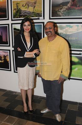 Divya Khosla Kumar, Lesle Lewi at the Indian Photography Edition Exhibition opening