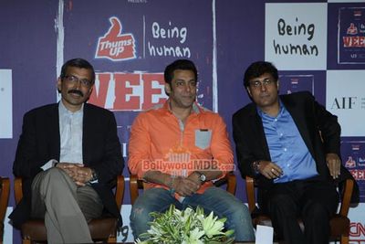 Salman Khan at the Thums Up Being Human Veer campaign launch