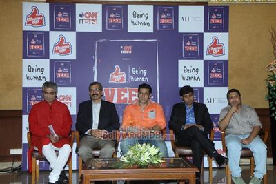 Salman Khan at the Thums Up Being Human Veer campaign launch