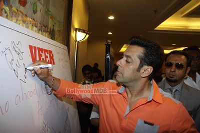 Salman Khan at the Thums Up Being Human Veer campaign launch