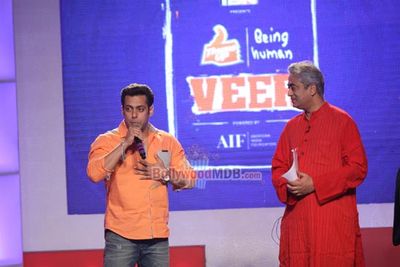 Salman Khan at the Thums Up Being Human Veer campaign launch