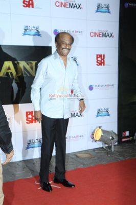 Amitabh Bachchan with his family at film 'KOCHADAIIYAAN' first look launch