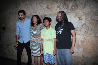 Huma Qureshi, Partho Gupte, Saqib Saleem, Amole Gupte at film \'Hawaa Hawaai\' special screening