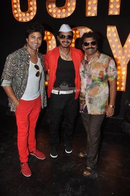 Bolly Celebs at the promotional song shoot of Marathi film Poshter Boyz