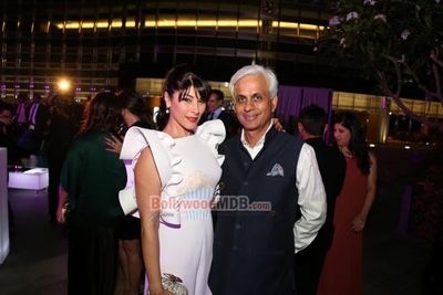 Esha Gupta, Neelam, Mandira Bedi with Hollywood actor Nicolas Cage at Audi A8 L car launch