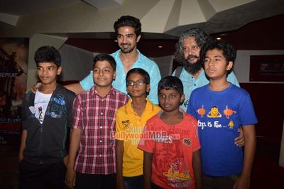 Saqib Saleem, Partho Gupte, Amole Gupte, Pragya Yadav visit film HAWAA HAWAAI screening to interact with fans