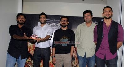 Arunoday Singh, Akshay Oberoi, Siddharth Roy Kapur at film 'PIZZA' 3D trailer launch