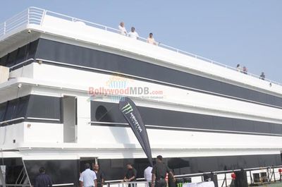 Kavitta Verma Verma and Politician Chhagan Bhujbal at the launch of India's Iconic Floatel Yacht
