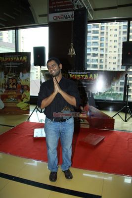 Filmistaan puja by actor Sharib Hashmi for film 'Filmistaan' promotions
