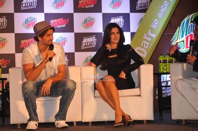 Hrithik Roshan and Katrina Kaif unveil the #HeroesWanted campaign of Mountain Dew