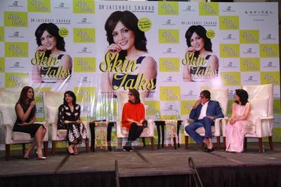 Celebs at the launch of book 'Skin Talk'